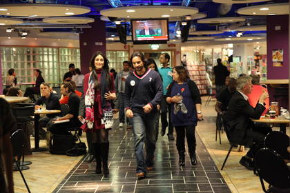 Saif & Kareena at BBC TVC with Raj & Pablo
