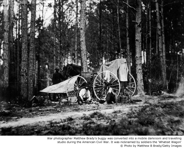 Mathew Brady's wagon