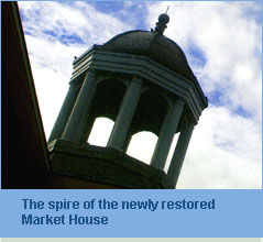 photo of the spire of the market house
