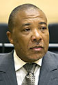 Charles Taylor at the court in the Hague