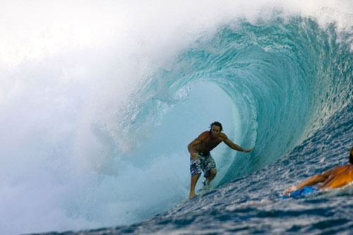 Mark Visser Teahupoo Tahiti