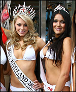 Fedwa and Miss England Georgia Horsley