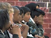 Students at Oaklands School