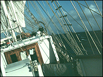 The Nelson keeling to port