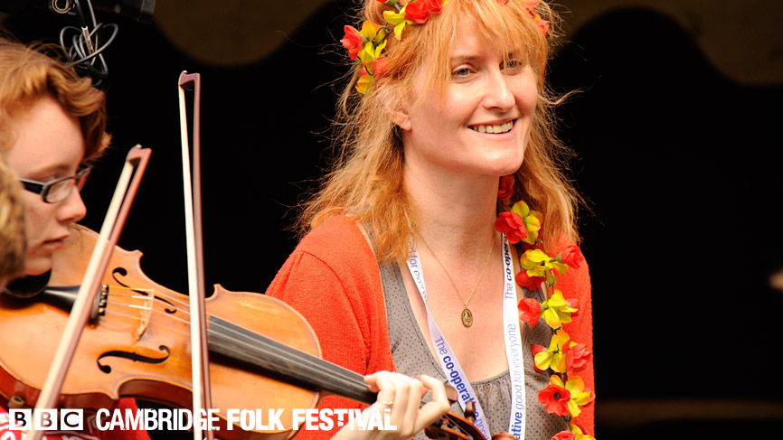 While they were aware they'd be filmed that morning, they didn't know their workshop would be led by the Brit Award winning, chart-topping Eddi Reader!