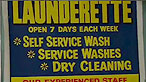 Launderette sign