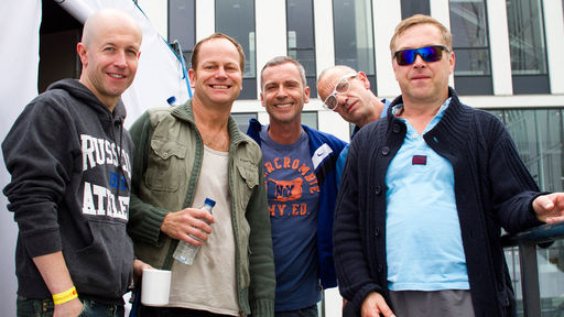 Arthur Smith and three of the 4 Poofs