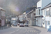 Stryd fawr Blaenau Ffestiniog