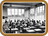 A school dinner hall