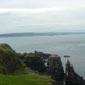 Looking out towards the mainland's shore