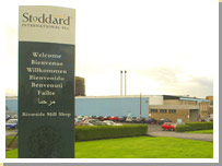 Photograph of Stoddard carpet factory in Kilmarnock 2004
