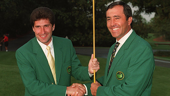 Jose Maria Olazabal (left) and Seve Ballesteros