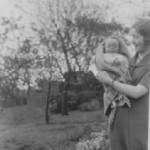 May 1940. Brian Whittaker at 5 months old held by Auntie Ethel Stead.