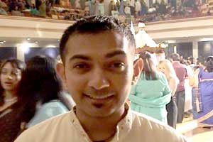 Sam enjoys the Hindu festival Navratri.