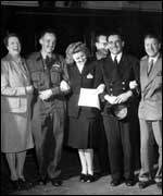 People celebrate VE Day