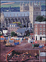 The site (PIC: Exeter Archaeology)