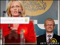 Margaret Curran and John Mason