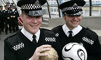 British Transport Police who will be working in Germany