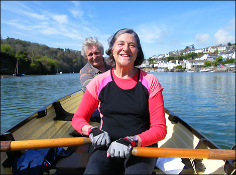 Barbara takes to the water