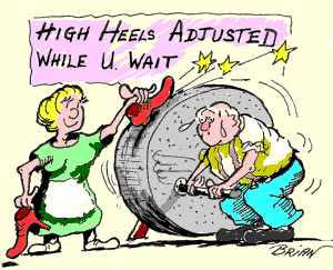 Grindery merchant cartoon by Brian