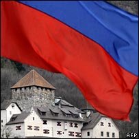 The Castel de Vaduz, home of the Liechtenstein princely family