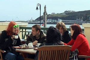 Ella and co like to talk about books and art, over a cup of tea...