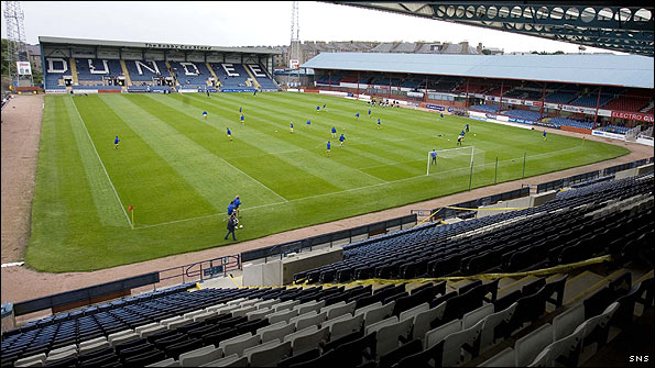 Dens Park, home of financially-troubled Dundee FC