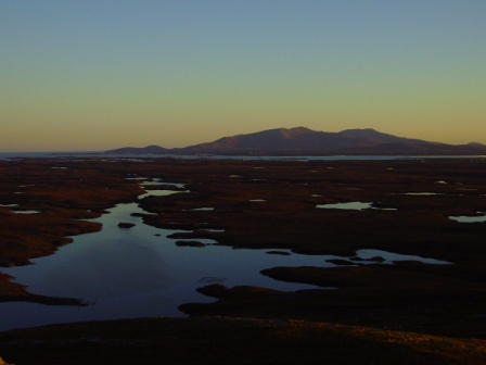 Hecla & Bheinn Mhor from Rueval