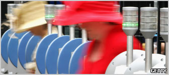 Ticket gates at Ascot