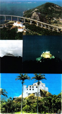 The view of the Convento da Penha and the Third Bridge