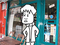 At the cafe