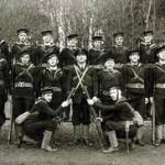 Thomas Arthur Russell on top row at end from left to right. Training at Trevol Camp. Class with instructors some left for Carrier Glorious after return to depot and went down with her after action in snowstorm off Norway where she was caught before she could fly planes off. Battleship Scharnhorst was the German ship involved.