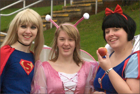 CiN fundraisers from Newcastle College