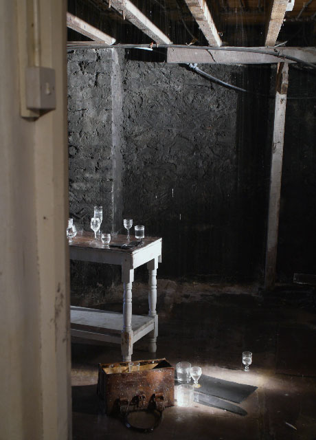 Image taken from National Theatre Wales' The Weather Factory. Photo: Dewi Glyn Jones