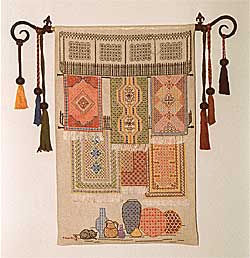 Wall hanging produced by Thelma Goldring