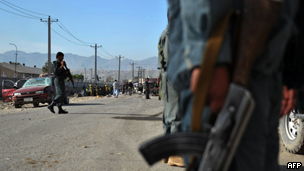 افغانستان میں حملے کی ایک فائل فوٹو