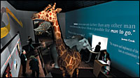 Gerald the giraffe in the Introducing RAMM gallery