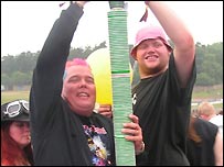 Two members of the 'cup squad'