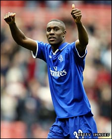 Carlton Cole in action for Chelsea