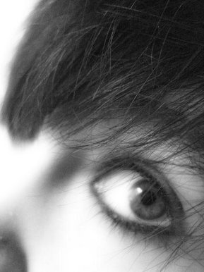 Eye, black and white