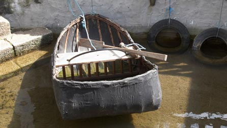 Welsh coracle.