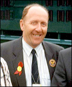 Brian Partridge from Cheltenham, a former Wimbledon line judge