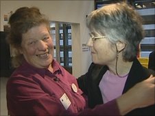 Heather Cairns and Fiona Hall