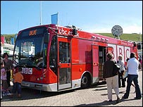 BBC Bus on tour