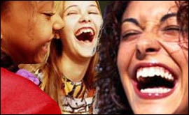 People laughing