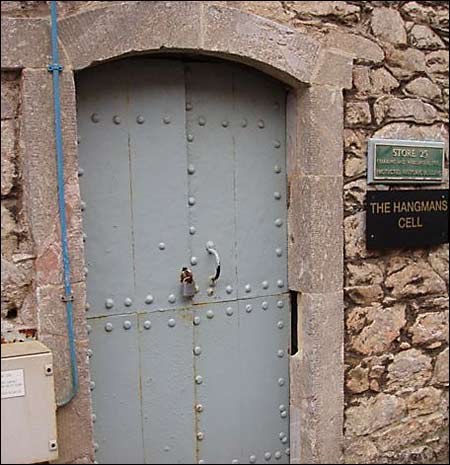 Door to Hangman's Cell
