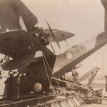 A Swordfish aircraft aboard HMS Queen Elizabeth