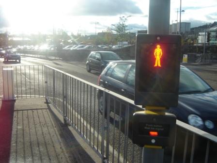 Dundee traffic island
