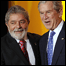 Luiz Inácio Lula da Silva e George W. Bush na reunião do G20