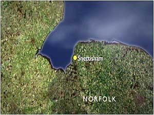 Snettisham map